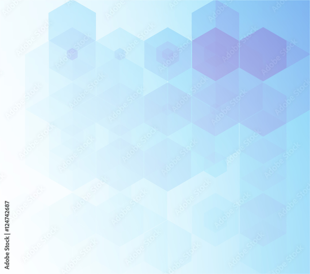 Poster vector abstract science background. hexagon geometric design. eps 10