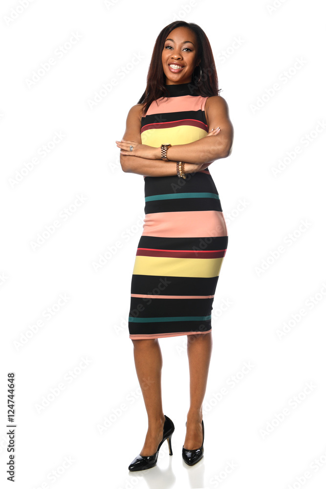 Wall mural African American Businesswoman Standing