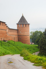 Fototapeta na wymiar Нижегородский кремль. Борисоглебская башня