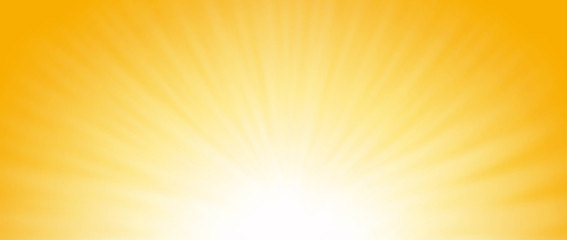 Shiny sun lights, abstract summer background and banner design.