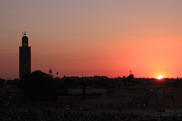 In the city of Marrakesh (Morroco)