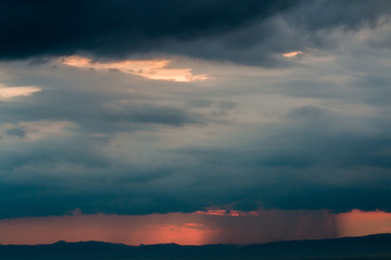 Beautiful sunset sky. Sky Background.