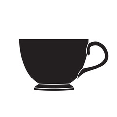 Tea cup silhouette