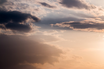 Beautiful sunset sky. Sky Background.