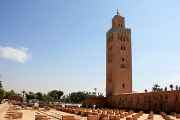 Obraz premium In the city of Marrakesh (Morroco)