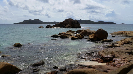 Ocean view from St. Pierre island, Seychelles