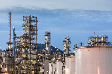 Oil Refinery factory, petrochemical plant