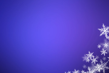 Christmas background with snowflakes