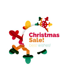 Christmas and New Year sale banner