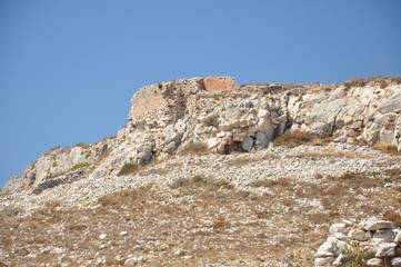 Tigani Castle on the Mani Peninsula