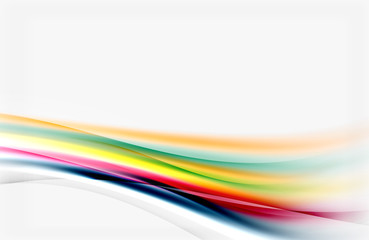 Shiny blurred line waves