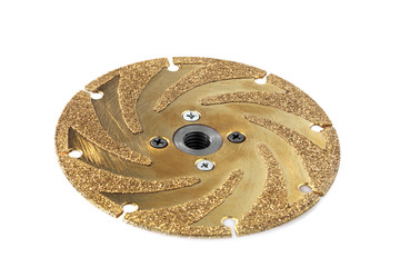 gold studded diamond blade