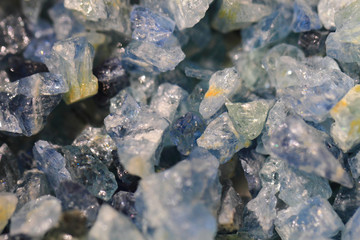 blue aquamarine mineral