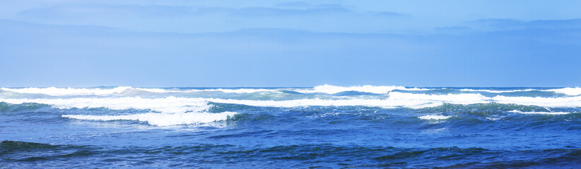 Waves on Atlantic ocean