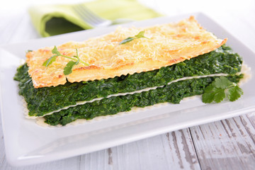 spinach lasagne