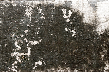 Old painted wall damage surface
