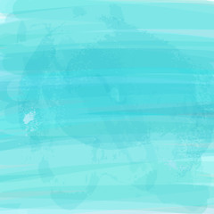 Blue watercolor imitation vector background