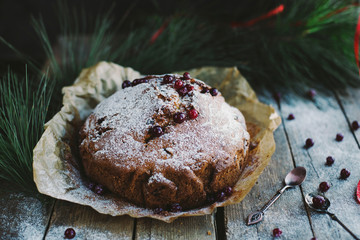 Berry cupcake Kraft paper