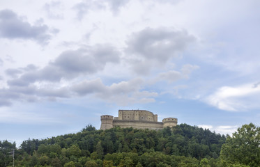 Fototapeta na wymiar San Leo Fortress. Color image