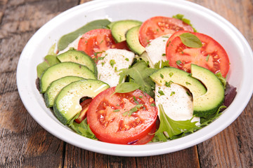 tomato and avocado salad