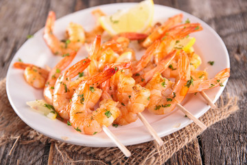 fried shrimp and spice