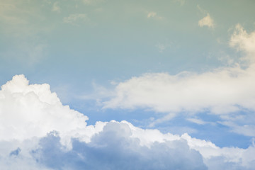 blue sky with cloud.