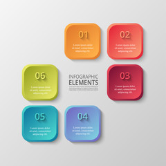 Vector business template for presentation.