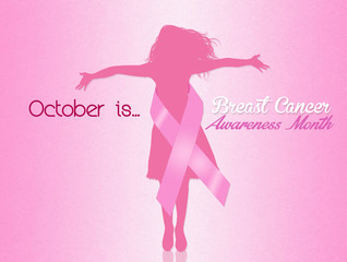 Obraz premium Breast Cancer Awareness month