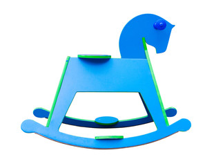 Rocking Horse on white background