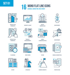 Concept illustration of business, marketing, investment.