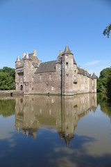 Fototapeta na wymiar Bretagne - Château de Trécesson