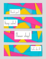 Fototapeta premium Abstract vector layout background for web and mobile app, art template design, list, page, mockup brochure theme style, banner, idea, cover, booklet, print, flyer, book, blank, card, ad, sign, sheet.