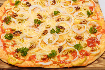 Пицца домашнего приготовления