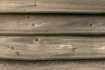 Obraz premium Horizontal wooden planks with wire - texture or background