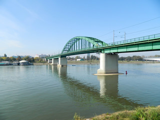 Naklejka premium Sava bridge
