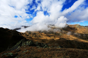 Gebirge Hochebene