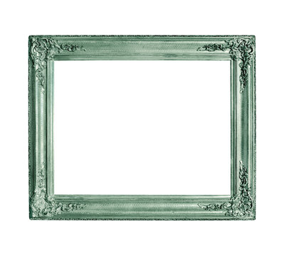 Green vintage frame