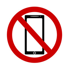 Vector illustration of a ban.