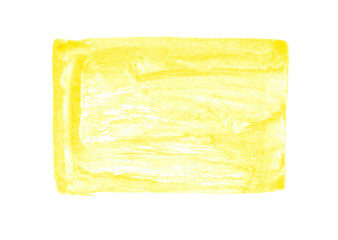 yellow watercolor on paper