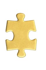 Obraz premium puzzle pieces on white background