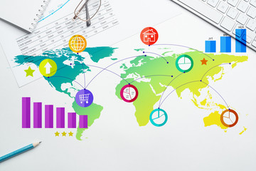 Interface design for mobile and web application