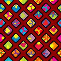 Happy wrapping paper design