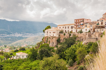 Fototapeta na wymiar Amazing view on the city of Monreale near Palermo in Sicily