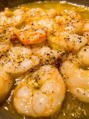 cooked delicious shrimp