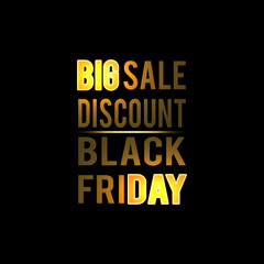 black friday sale vector template