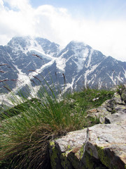 picturesque view on the Caucasus mountains.Elbrus region.Russia, Kabardino-Balkaria.