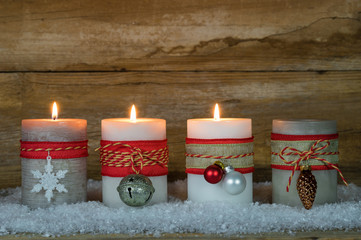 3. Advent Kerzen Adventskranz Adventszeit