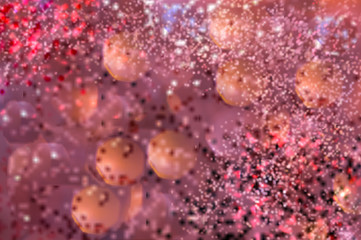 pink abstract bright background for your site, round bubbles