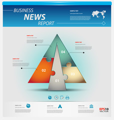 Business infographic template