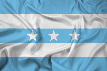 Waving Flag of Guayaquil, Ecuador